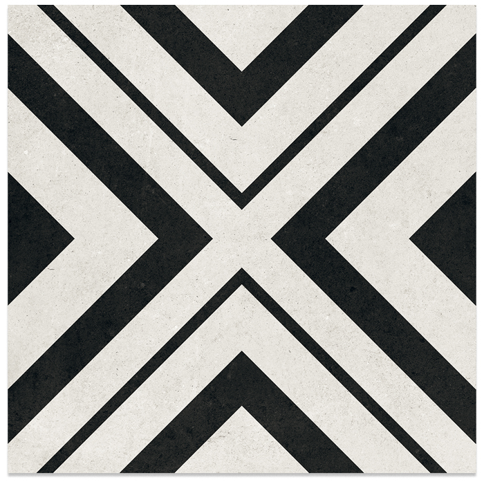 A close-up of a Brooklyn patterned wall tile